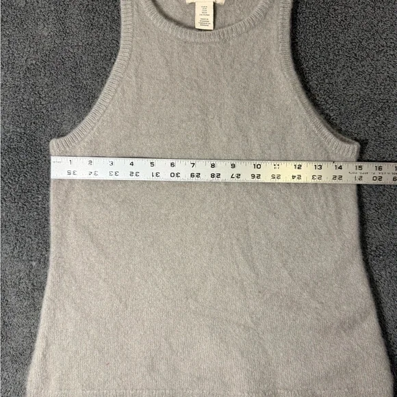 H&M  Gray Sleeveless Cashmere Tank - Picture 3 of 4